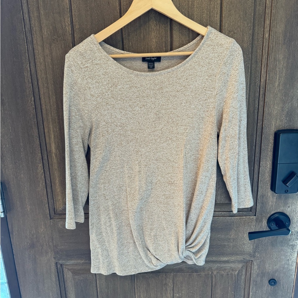 Beige super soft stylish top